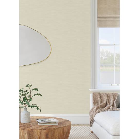 RoomMates Mr. Kate Stella Grasscloth Peel & Stick Wallpaper